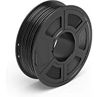 TECBEARS PETG 3D Printer Filament 1.75mm Black, Dimensional Accuracy +/- 0.02 mm, 1 Kg Spool, Pack of 1