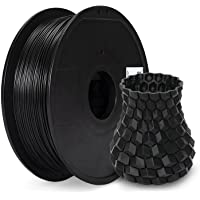 Inland 1.75mm Black PLA PRO (PLA+) 3D Printer Filament 1KG Spool (2.2lbs), Dimensional Accuracy +/- 0.03mm, Black