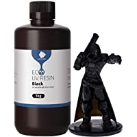 ANYCUBIC 3D Printer Resin, 405nm UV Plant-Based Rapid Resin, Low Odor, Photopolymer Resin for LCD 3D Printing, 1kg Black