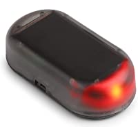 Powstro Solar Car Alarm LED Light, Simulate Imitation Security System Warning Theft Flash Blinking Lamp