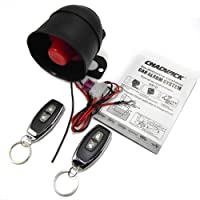 Car Horn Siren Alarm,Universal Car Alarm Security Protection System with 2 Remote Controls,7-Level Sensitivity,12v,Anti…