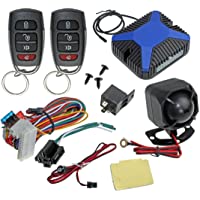 InstallGear Car Alarm Security & Keyless Entry System, Trunk Pop with Two 4-Button Remotes