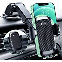 Humixx Car Phone Holder Mount [Military-Grade Super Suction & Stable] Universal Hands-Free Cell Phone Holder for Car…