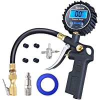 AstroAI Digital Tire Inflator with Pressure Gauge, 250 PSI Air Chuck and Compressor Accessories Heavy Duty with Rubber…