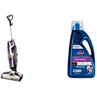 Bissell Crosswave Pet Pro All in One Wet Dry Vacuum Cleaner, 2306A and Bissell 1789G MultiSurface Floor Cleaning Formula…