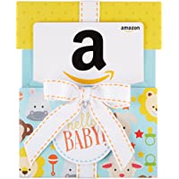 Amazon.com Gift Card in a Hello Baby Reveal (Classic White Card Design)