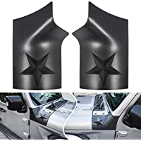 Bonbo Exterior Accessories Black Cowl Body Armor Outer Cowling Cover Corner Guards for 2018-2021 Jeep Wrangler JL JLU…