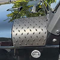 MOEBULB Cowl Body Armor Outer Cowling Cover Powder Coated Finish Compatible with Jeep Wrangler JK JKU Rubicon Sahara X…