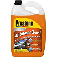 Prestone AS658 Deluxe 3-in-1 Windshield Washer Fluid, 1 Gallon, 2 pack