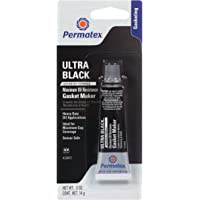 Permatex 22072 Ultra Black Maximum Oil Resistance RTV Silicone Gasket Maker, .5 oz. Tube