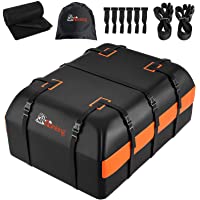 Asinking Car Rooftop Cargo Carrier Bag, 21 Cubic Feet 100% Waterproof Heavy Duty 840D Car Roof Bag for All Vehicle with…