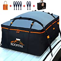 RoofPax Car Roof Bag & Rooftop Cargo Carrier – 15 Cubic Feet Heavy Duty Bag, 100% Waterproof Excellent Military Quality…
