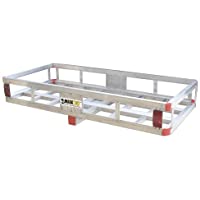 MaxxHaul 70108 49" x 22.5" Hitch Mount Aluminum Cargo Carrier With High Side Rails For RV's, Trucks, SUV's, Vans, Cars…