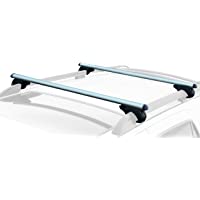 CargoLoc 2-Piece 52" Aluminum Roof Top Cross Bar Set – Fits Maximum 46” Span Across Existing Raised Side Rails with Gap…