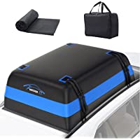Vetoos 21 Cubic Feet Car Rooftop Cargo Carrier Bag, Soft Roof Top Luggage Bag for All Vechicles SUV with/Without Racks…