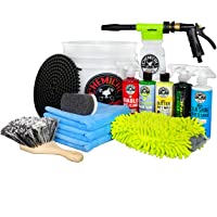Chemical Guys HOL126 14-Piece Arsenal Builder Car Wash Kit with Foam Gun, Bucket and (5) 16 oz Car Care Cleaning…