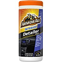 Armor All 78503 Car Interior Cleaner Wipes for Dirt & Dust - Cleaning for Cars & Truck & Motorcycle, Detailer, 25 Count…