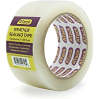 ATack Transparent Window Weather Sealing Tape, 2-Inch x 30 Yards, Clear Window Draft Isolation Sealing Film Tape- No…