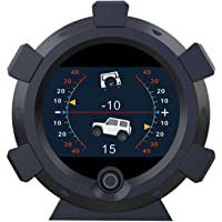 QPKING X95 GPS Slope Meter Car Inclinometer Level Tilt Gauge, Car HUD GPS Speedometer MPH Car Electronic Compass…