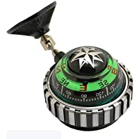 RINGGLO Suction Cup Mini Compass Adjustable Dash Mount Car Compass Navigation Hiking Direction Compass Ball for Marine…