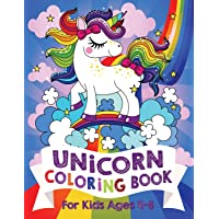 Unicorn Coloring Book: For Kids Ages 4-8 (US Edition) (Silly Bear Coloring Books)