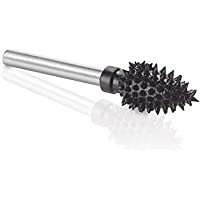 Kutzall Extreme Flame Rotary Burr, 1⁄8" Shaft, Very Coarse- Woodworking Attachment for Dremel, Foredom, DeWalt…