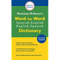 Merriam-Webster's Word-for-Word Spanish-English Dictionary, New Edition, 2021 Copyright, Mass-Market Paperback (English…
