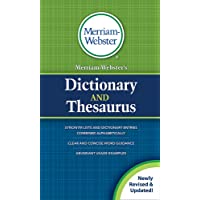 Merriam-Webster's Dictionary and Thesaurus, New Edition, (Mass-Market Paperback) 2020 Copyright