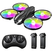 Drone for Kids, Tomzon A31 Mini RC Drones Toy with 7 Colors LED Light, 3 Speeds Adjustment, 3D Flips, Headless Mode…