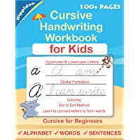 Cursive Handwriting Workbook For Kids: Cursive for beginners workbook. Cursive letter tracing book. Cursive writing…