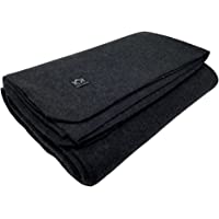 Arcturus Military Wool Blanket - 4.5 lbs, Warm, Thick, Washable, Large 64" x 88" - Great for Camping, Outdoors, Sporting…