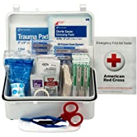 First Aid Only 6060 57 Piece 10 Person First Aid Kit, Weatherproof Plastic Case