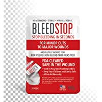 BleedStop™ First Aid Powder for Blood Clotting, Trauma Kit, Thinner Patients, Camping Safety, and Survival Equipment…