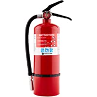 First Alert PRO5 Rechargeable Heavy Duty Plus Fire Extinguisher UL rated 3-A:40-B:C, Red, 8 lbs