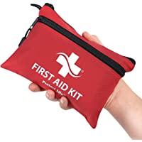 First Aid Kit - 100 Piece - Small First Aid Kit for Camping, Hiking, Backpacking, Travel, Vehicle, Outdoors - Emergency…