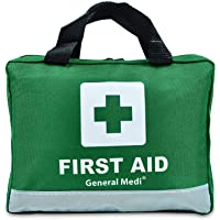 210 Piece First Aid Kit- Emergency kit - Reflective Design - Includes Eyewash, Ice(Cold) Pack, Moleskin Pad, CPR…