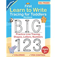 Tracing For Toddlers: First Learn to Write workbook. Practice line tracing, pen control to trace and write ABC Letters…