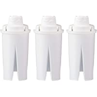 Amazon Basics Replacement Water Filters for Water Pitchers, Compatible with Brita - 3-Pack