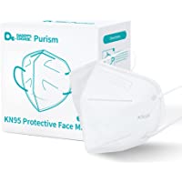 Purism KN95 Face Mask, Disposable Use 20pcs/box, 5-Layer Protective Face Mask, White