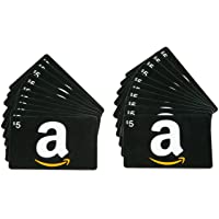 Amazon.com $5 Gift Cards, Pack of 20 (Classic Black Card Design)