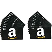 Amazon.com $25 Gift Cards, Pack of 20 (Classic Black Card Design)
