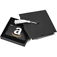 Amazon.com Gift Card in a Black Gift Box (Congratulations Card Design)