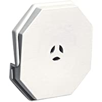 Builders Edge 130110006123 Surface Block, White Pack of 2