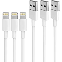 iPhone Charger AUNC 3PACK 6Feet Long Lightning to USB Charging Cable Fast Connector Data Sync Transfer Cord Compatible…