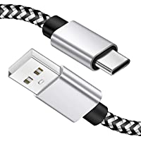 Type C Charger 10 ft, USB C Cable Fast Charger Compatible with Galaxy S10, Nylon Braided Long USB C Charger Cord for…