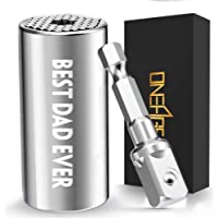 Gifts for Dad "BEST DAD EVER",Universal Socket(7-19mm),Christmas Stocking Stuffers for Dad,Cool & Unique Valentines Day…