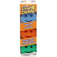 Scrub Daddy Sponge Set - Colors - Scratch-Free Sponges for Dishes and Home, Odor Resistant, Soft in Warm Water, Firm in…