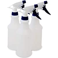 CSBD 16oz Plastic Spray Bottles, Empty and Reusable for Cleaning Solutions, Water, Auto Detailing, or Bathroom and…