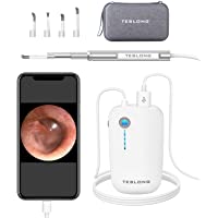 Teslong Digital Otoscope Camera with Light, Ear Camera and Wax Remover, Video Ear Scope with Ear Wax Removal Tools, Ear…