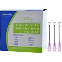Disposable Sterile 100Pack (18G-1.5IN/38mm)